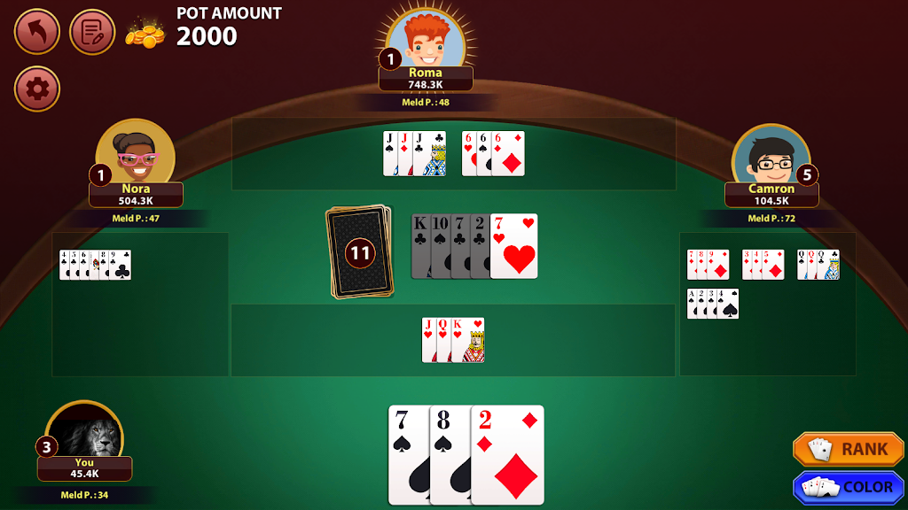 Rummy 500 : The Rummy Game Screenshot 2