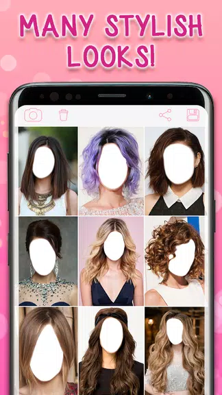 Long Hairstyles Photo Ekran Görüntüsü 3