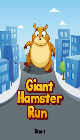 Giant Hamster Run ภาพหน้าจอ 0