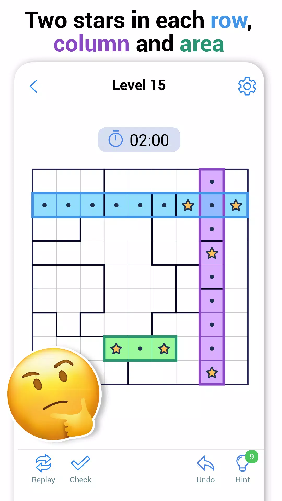 Star Battles - Logic Puzzles ဖန်သားပြင်ဓာတ်ပုံ 2