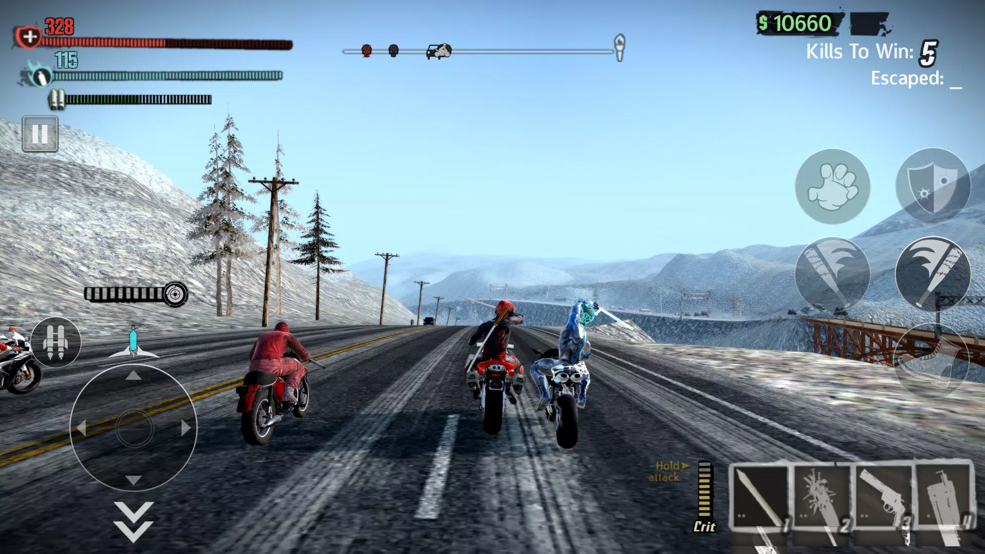 Road Redemption Mobile Captura de tela 0