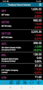 Thailand Stock Market, Stocks ภาพหน้าจอ 1