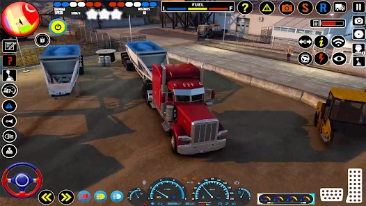 American Cargo Truck Games Sim Tangkapan skrin 0