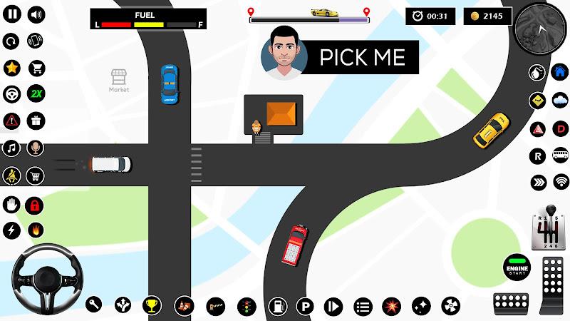 Pick N Drop Taxi Simulator Capture d'écran 0