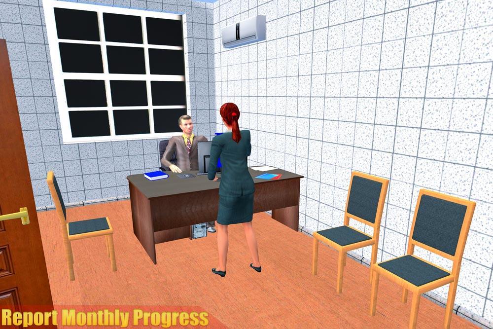 Virtual High School Teacher 3D Captura de pantalla 3