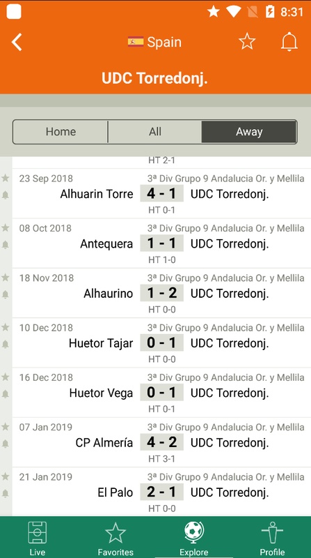 Futbol24 soccer livescore app Screenshot 0