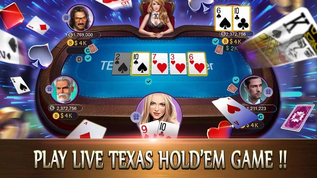 Poker Tycoon - Texas Hold'em Poker Casino Game ภาพหน้าจอ 2