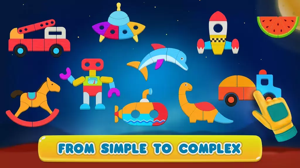 Cosmo Shapes Puzzles for kids应用截图第2张