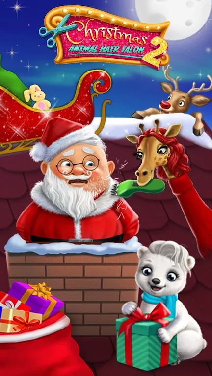 Christmas Animal Hair Salon 2 Screenshot 1