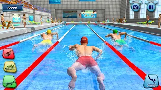 Aqua swimming pool racing 3D Zrzut ekranu 2