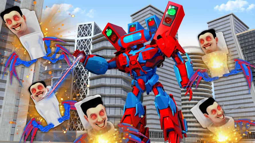 Toilet Monster Robot Games スクリーンショット 3