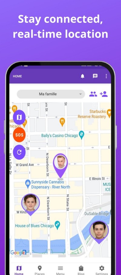Find my kids location tracker Schermafbeelding 0