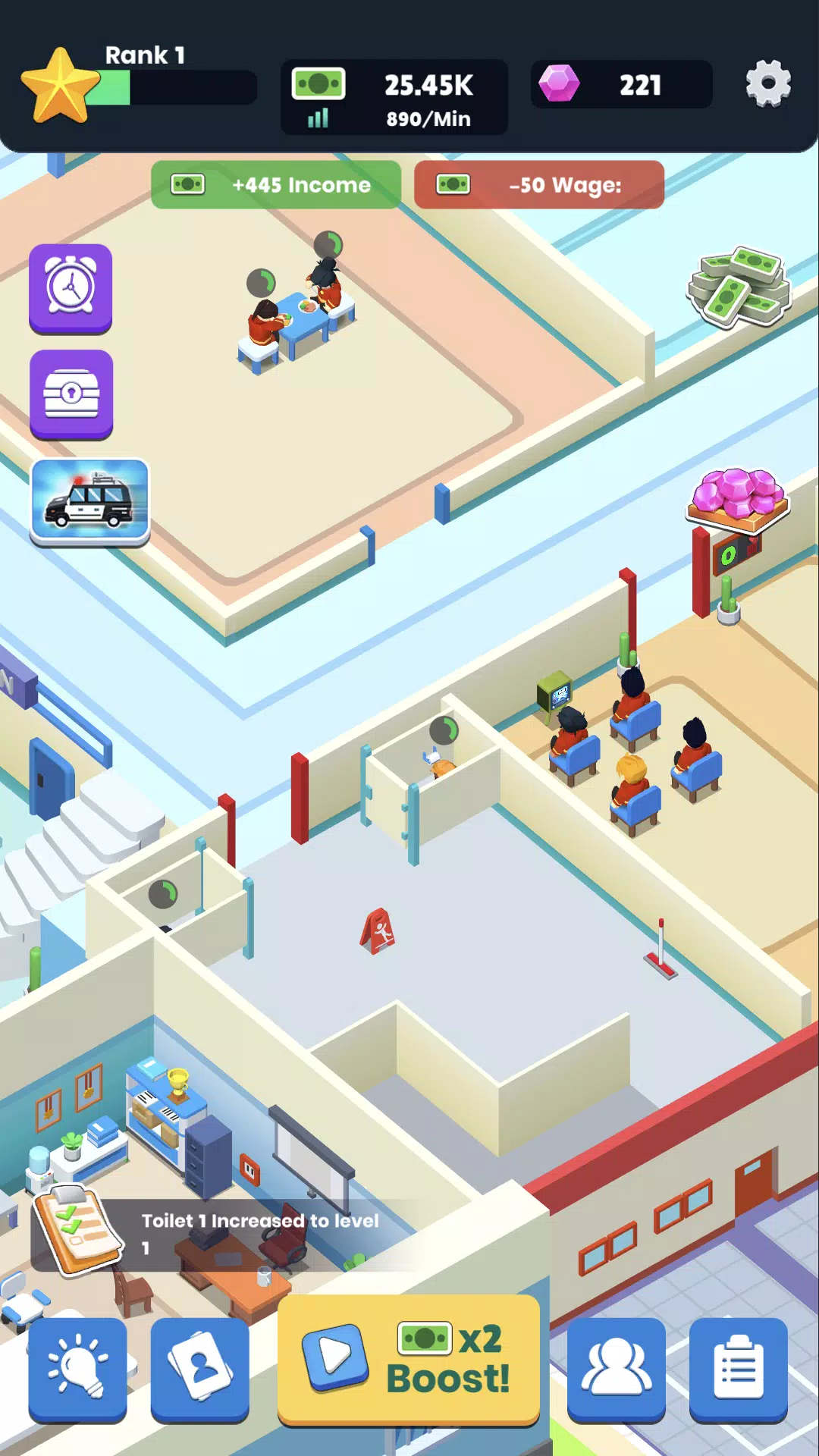 Emergency mission - idle game Ảnh chụp màn hình 2