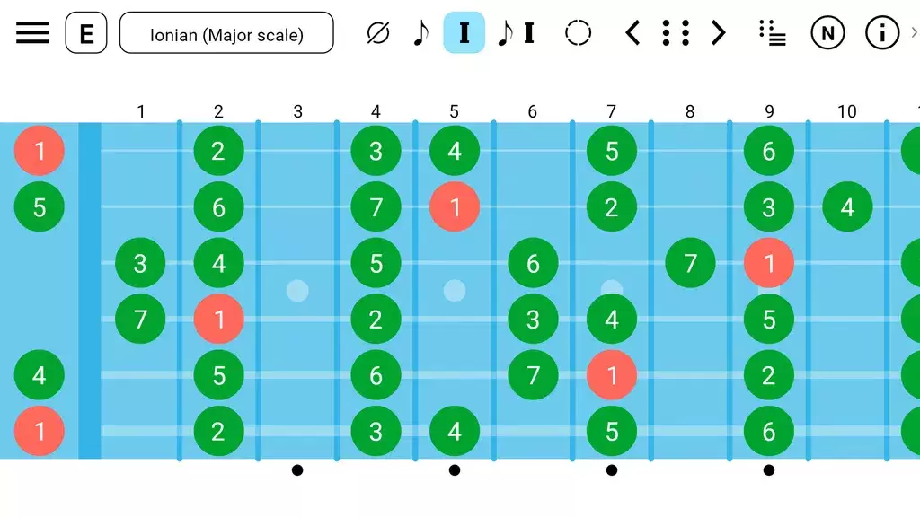 Guitar Fretboard: Scales ภาพหน้าจอ 0