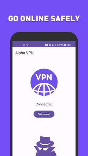 Alpha VPN ဖန်သားပြင်ဓာတ်ပုံ 1