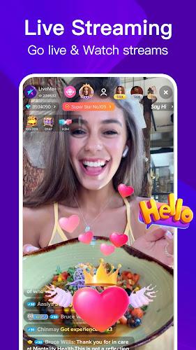 LiveMe+: Live Stream & Go Live Captura de pantalla 0