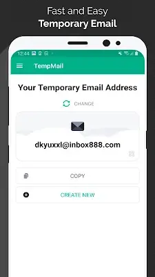 Temp Mail - Temporary Email ภาพหน้าจอ 0