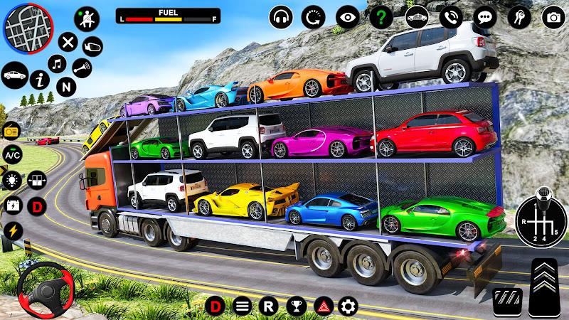 Car Transport Truck Games ภาพหน้าจอ 1