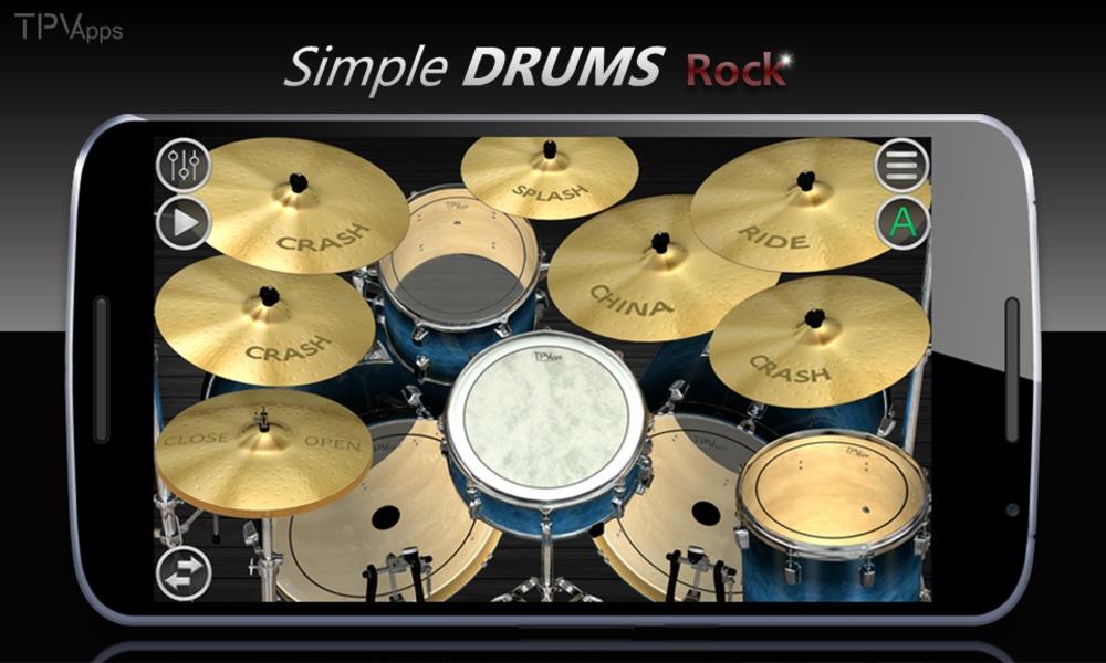 Simple Drums Rock - Bateria Captura de tela 2