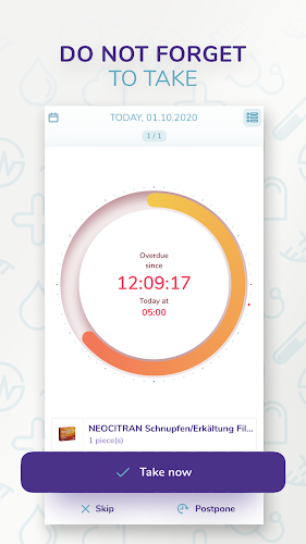 TOM: Pill Tracker & Med Timer Captura de pantalla 2