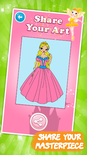 Princess Coloring - Kids Fun Screenshot 3