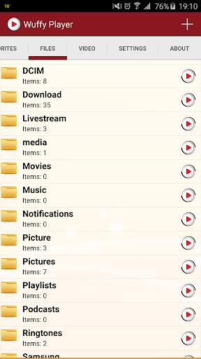 Wuffy Media Player Скриншот 0