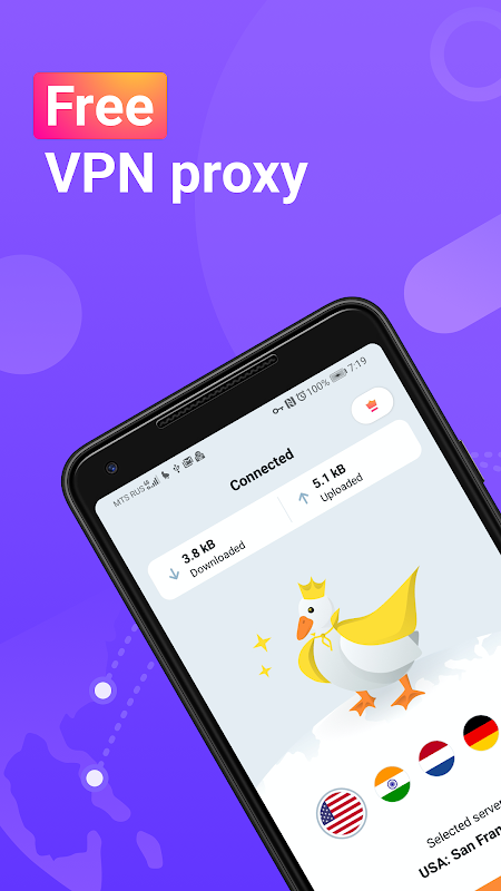 VPN Duck Ảnh chụp màn hình 3