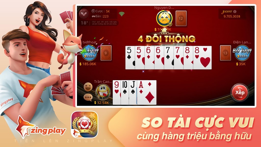 Tiến lên Miền Nam - Tiến Lên - ZingPlay Captura de tela 1
