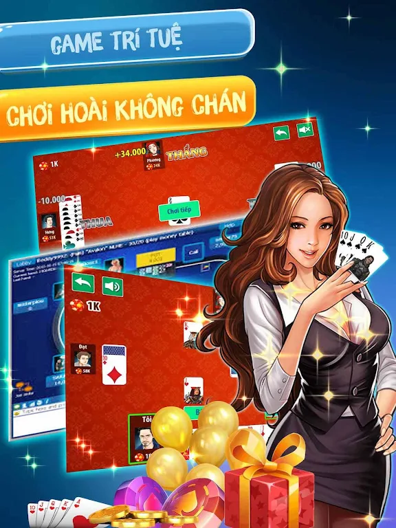Schermata Đánh  tiến lên OFFLINE - tien len mien nam 0