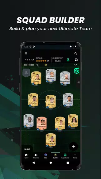 FUTBIN 25 Database & Draft Tangkapan skrin 2