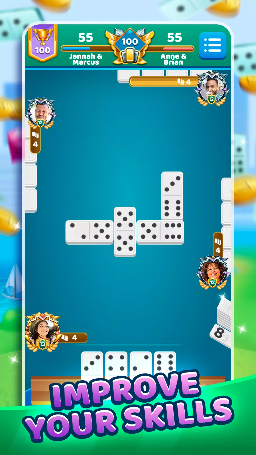 Dominoes Battle Tangkapan skrin 2