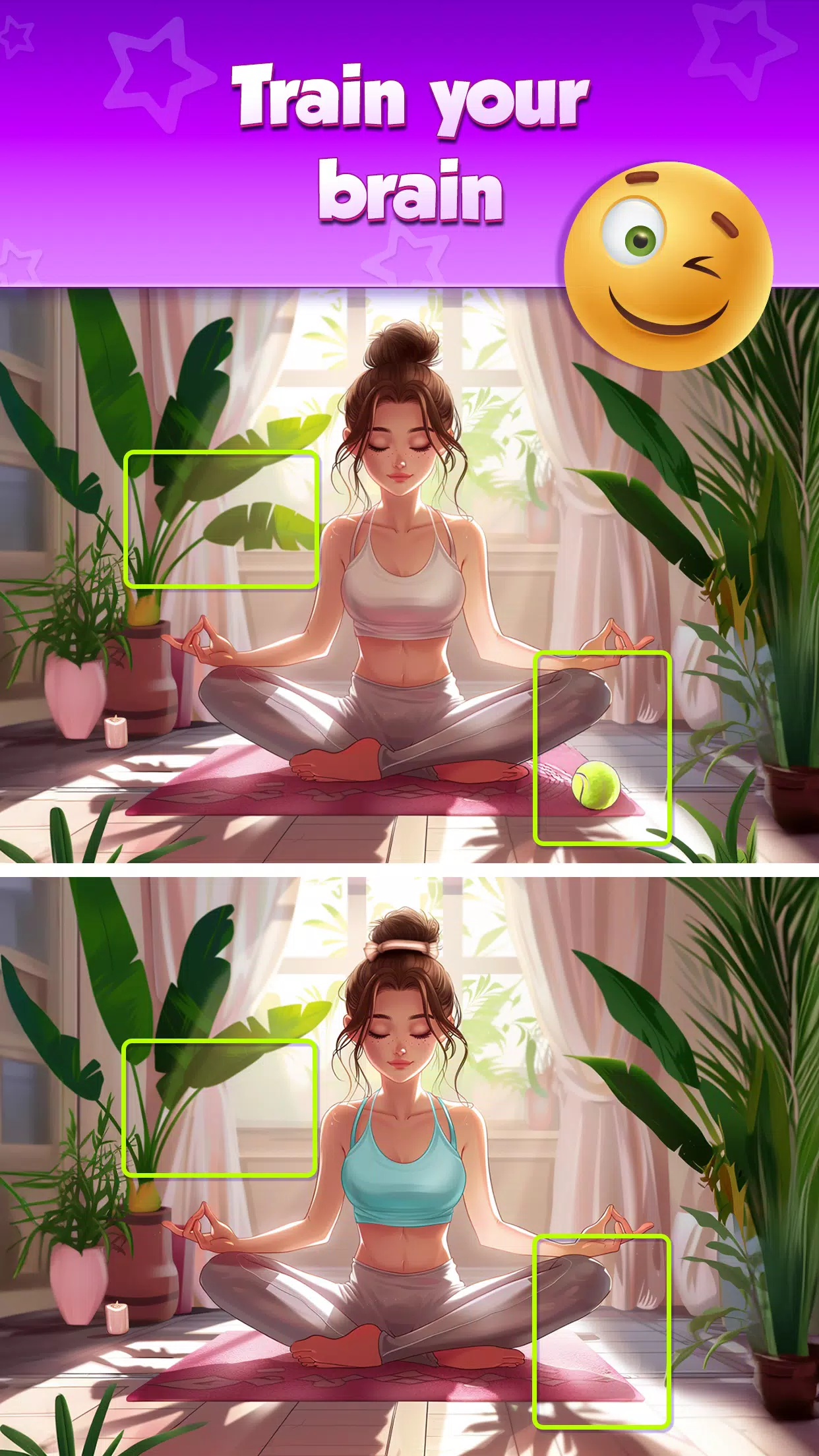 Find 5 Differences Train Brain Скриншот 1