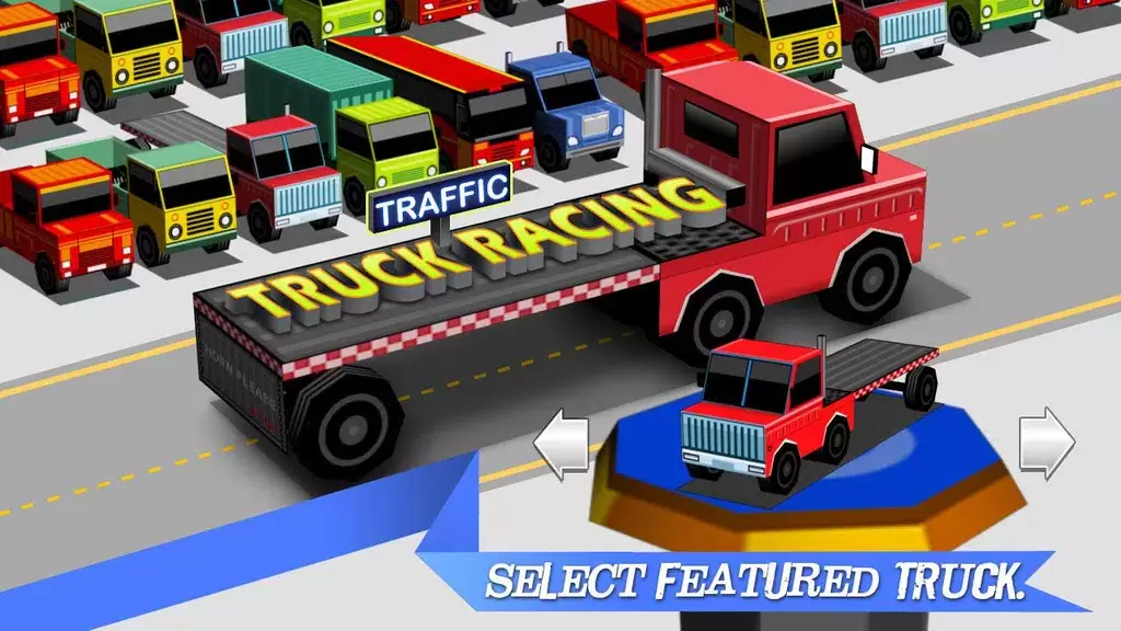 Truck Traffic Racing3D スクリーンショット 0