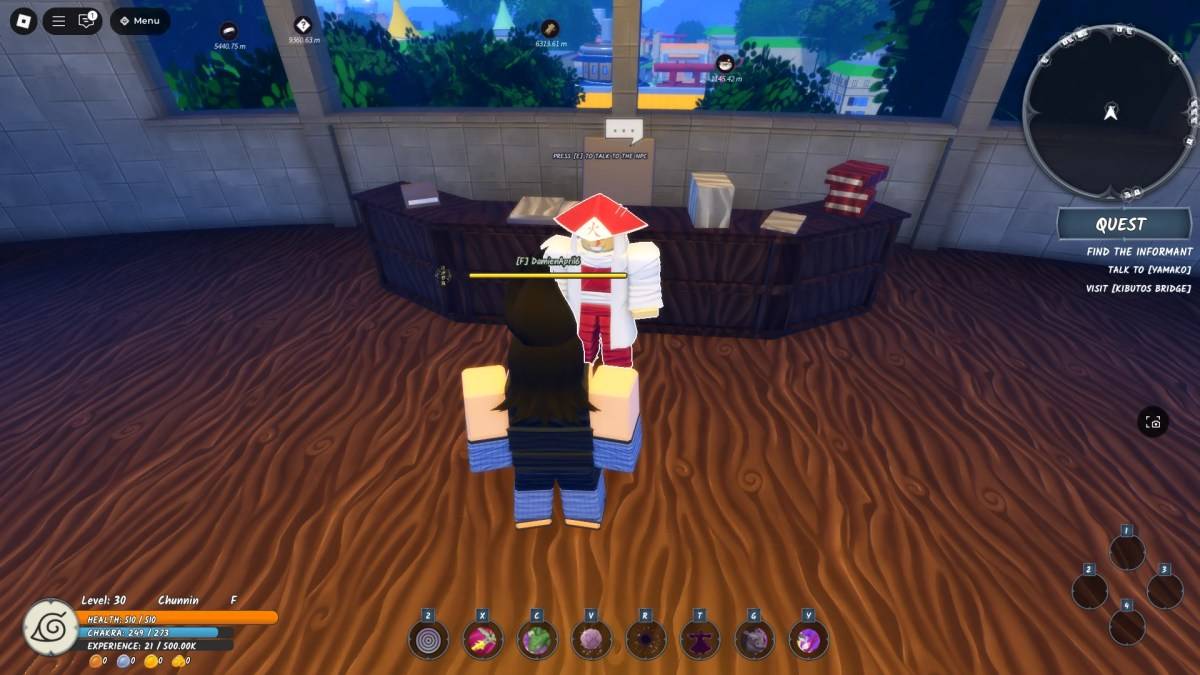 निंजा समय में ishikage मिशन NPC स्थान roblox अनुभव