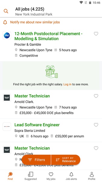 Totaljobs - UK Job Search App स्क्रीनशॉट 2