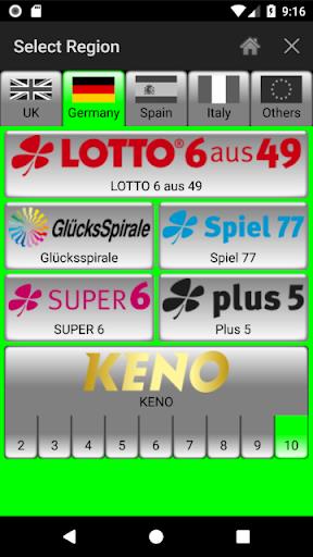 Lotto Number Generator for EUR ภาพหน้าจอ 2