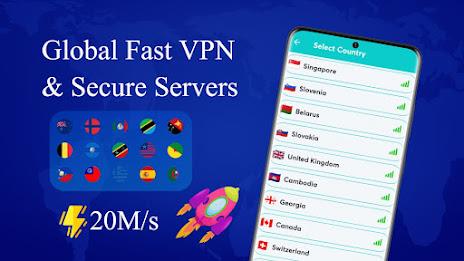 Schermata HookVPN Secure VPN Proxy 1