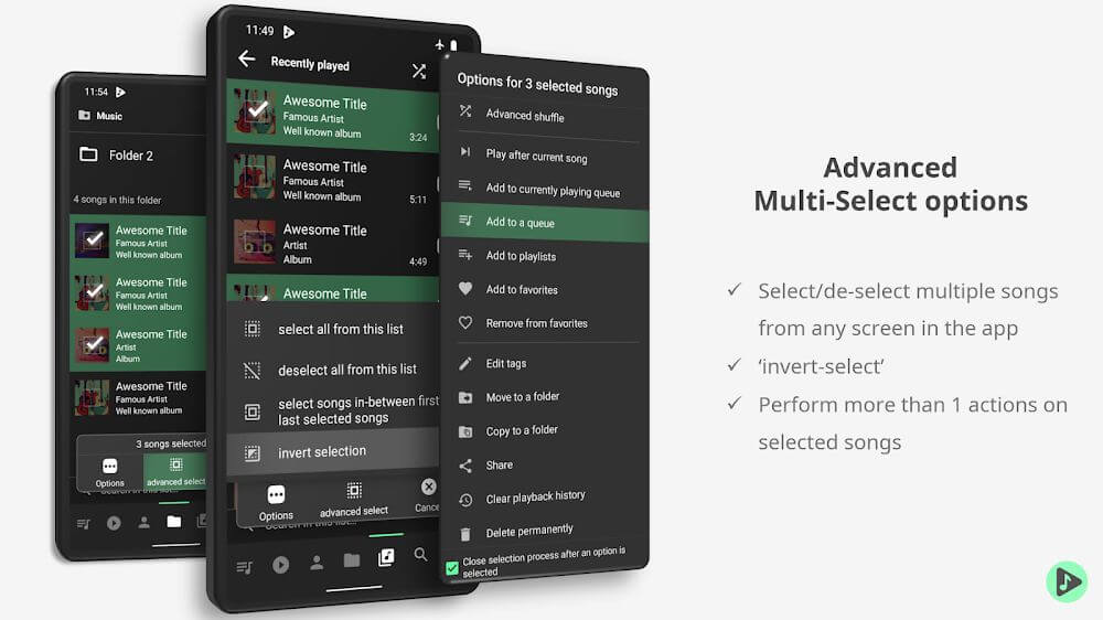 Musicolet Music Player Mod Schermafbeelding 3