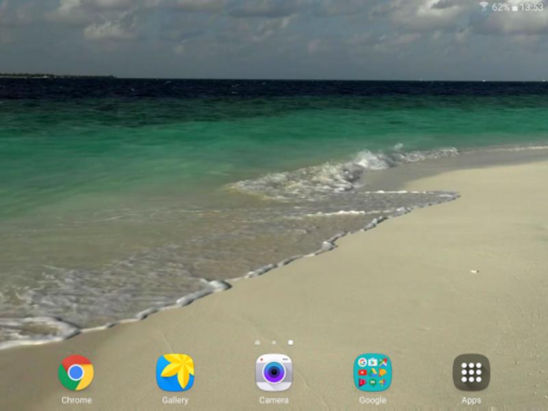 Tropical Beach Live Wallpaper Zrzut ekranu 1