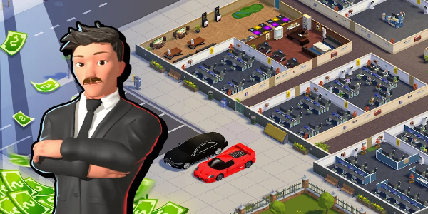 Idle Office Tycoon Mod Captura de pantalla 1