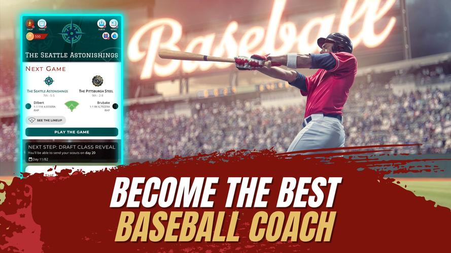 Astonishing Baseball Manager スクリーンショット 0