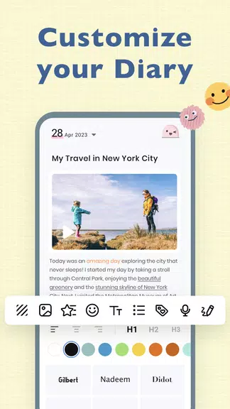 My Diary - Daily Diary Journal ဖန်သားပြင်ဓာတ်ပုံ 3