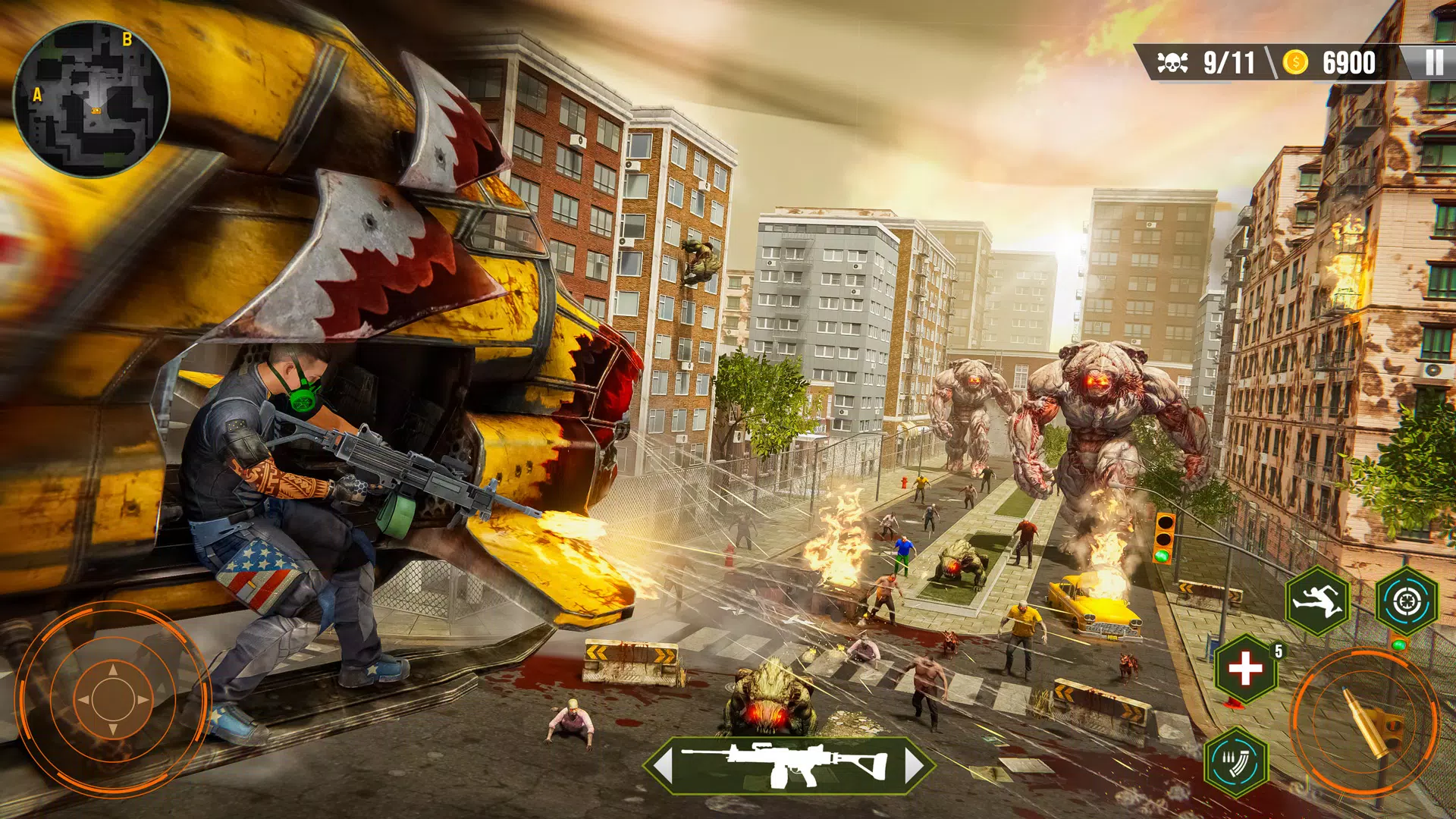 Dead Zombie Gun Shooter Games ภาพหน้าจอ 1