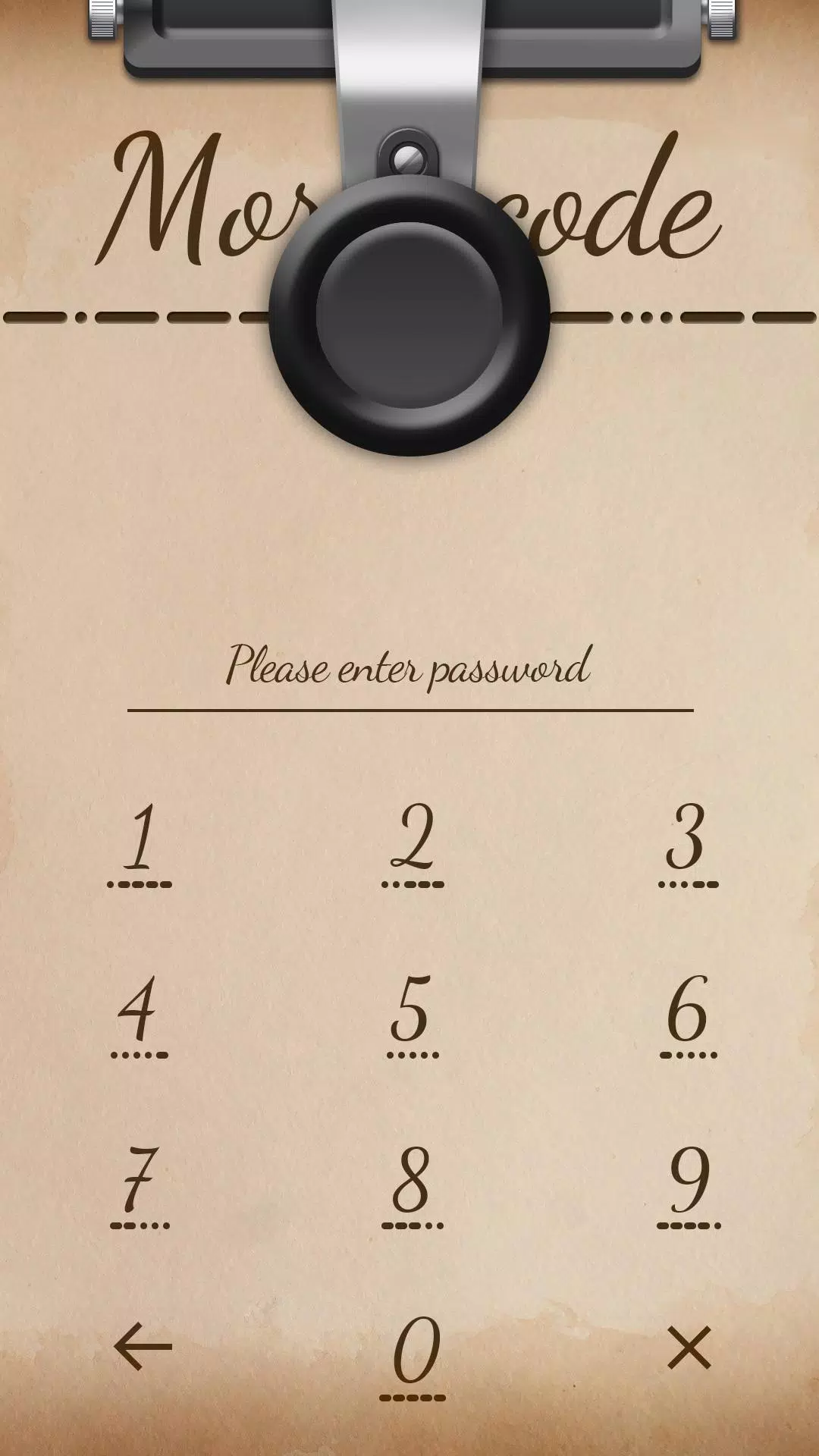 DoScreen Theme MorseCode স্ক্রিনশট 1