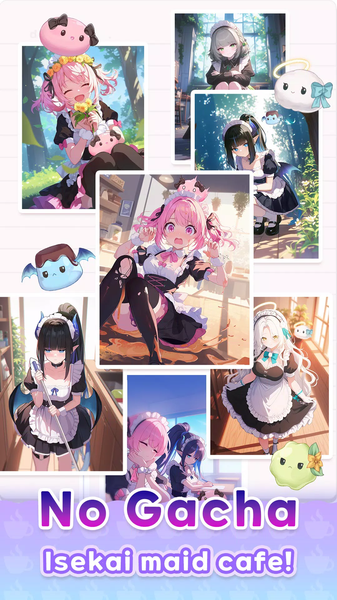 Merge Maid Cafe - Isekai Story স্ক্রিনশট 1