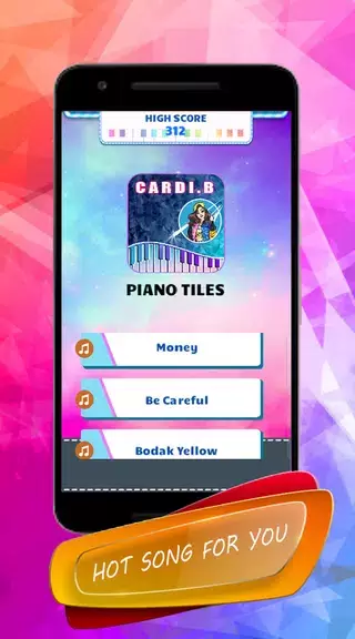 Cardi B - Piano Tiles Schermafbeelding 0