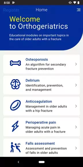 AOTrauma Orthogeriatrics ဖန်သားပြင်ဓာတ်ပုံ 1