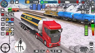 Oil Tanker Truck Driving Games Schermafbeelding 2