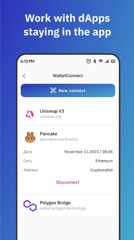 IronWallet Cold Crypto Wallet Capture d'écran 1