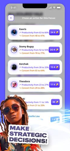 Rap Label Manager Game Скриншот 3